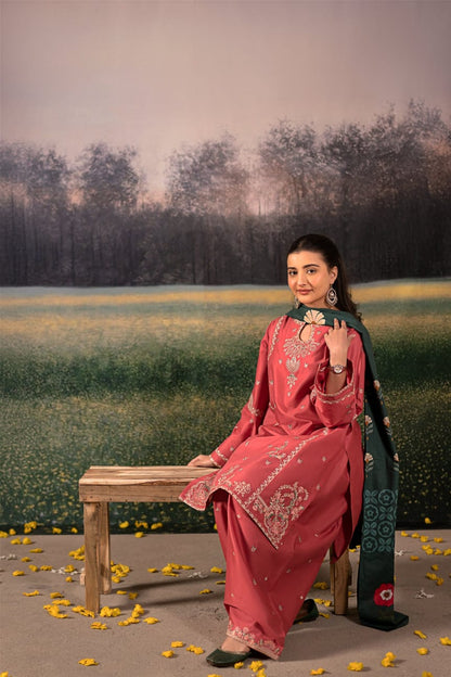 JANNAT EMBROIDERY 2PC (FARSHI)