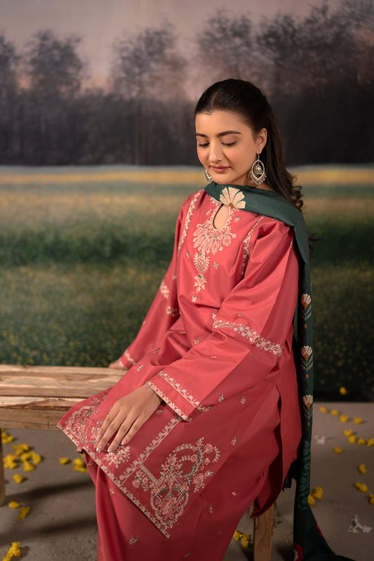 JANNAT EMBROIDERY 2PC (FARSHI)